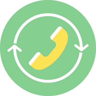 Telefon vektör simgesi modern basit vektör illüstrasyonu 