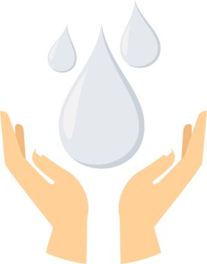 Su vektörü simgesini modern basit vektör resimlemesini kaydet 