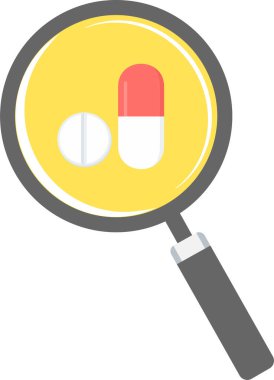 Arama vektörü simgesi modern basit vektör çizimi 