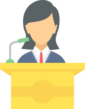 Konuşma vektörü simgesi modern basit vektör çizimi 