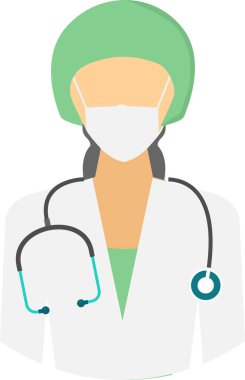 Cerrah vektör simgesi modern basit vektör çizimi 