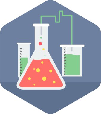 Test Tüpleri vektör simgesi modern basit vektör çizimi 