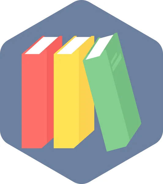 Bibliothek Vektorsymbol Moderne Einfache Vektorillustration — Stockvektor