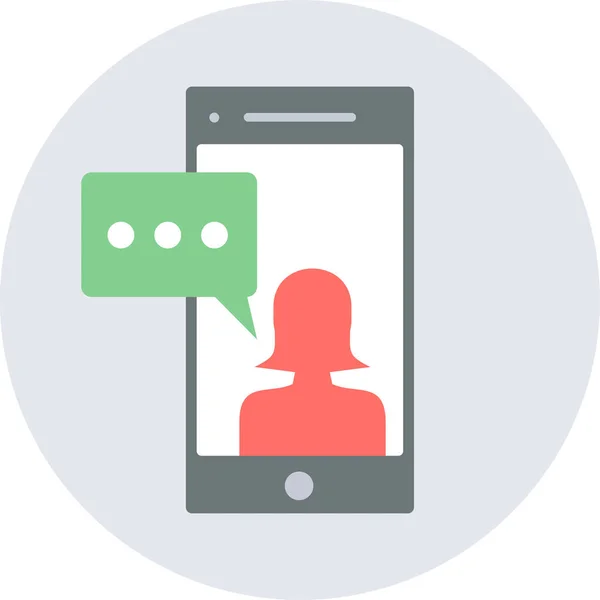 Mobiles Sms Symbol Modern Und Einfach Vektorillustration — Stockvektor