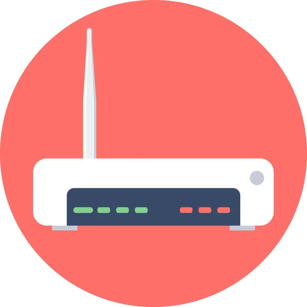 Router Icono Vectorial Moderno Simple Ilustración Vectorial — Vector de stock