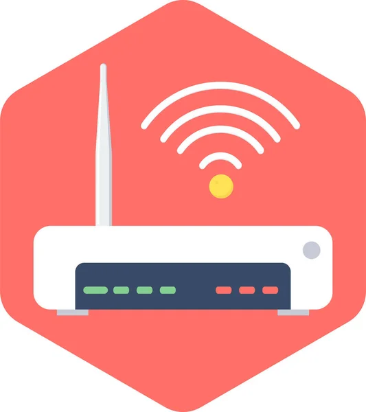 Router Icono Vectorial Moderno Simple Ilustración Vectorial — Vector de stock