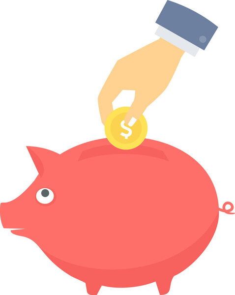 Saving vector icon modern simple vector illustration 