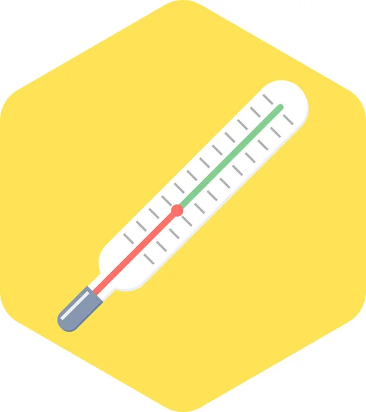 Ícone Vetor Termômetro Ilustração Vetorial Simples Moderna — Vetor de Stock