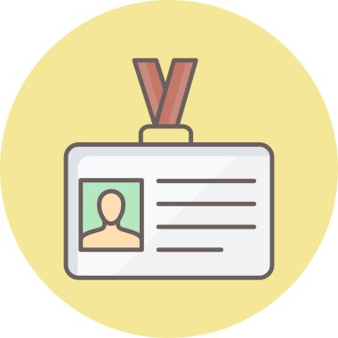 tanımlama simgesi modern ve basit, vektör illüstrasyonu 