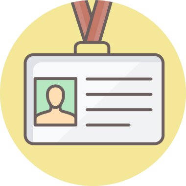 tanımlama simgesi modern ve basit, vektör illüstrasyonu 