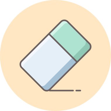 silgi vektör simgesi modern basit vektör illüstrasyonu 