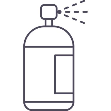 Sprey vektör simgesi modern basit vektör çizimi 