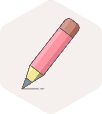 kalem vektörü simgesi modern basit vektör illüstrasyonu 