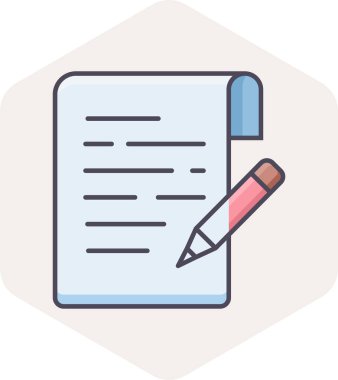 notlar vektör simgesi modern basit vektör çizimi 