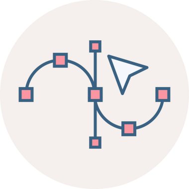 Modern vektör simgesi çizimi 