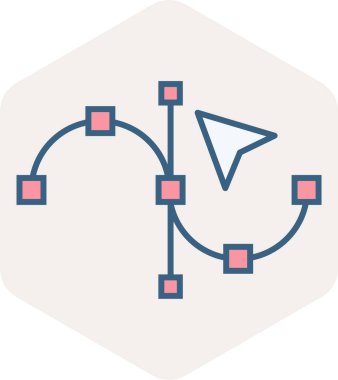 Modern vektör simgesi çizimi 