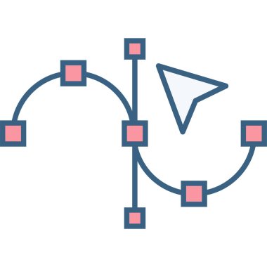 Modern vektör simgesi çizimi 