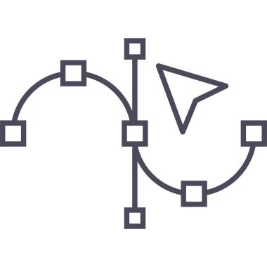 Modern vektör simgesi çizimi 