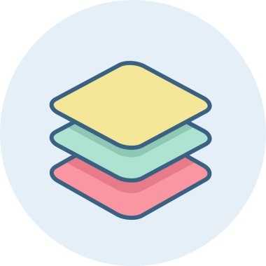 katman vektör simgesi modern basit vektör illüstrasyonu 