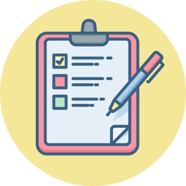 liste vektör simgesi modern basit vektör illüstrasyonu 