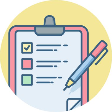 liste vektör simgesi modern basit vektör illüstrasyonu 