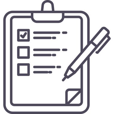 liste vektör simgesi modern basit vektör illüstrasyonu 