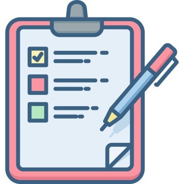 liste vektör simgesi modern basit vektör illüstrasyonu 