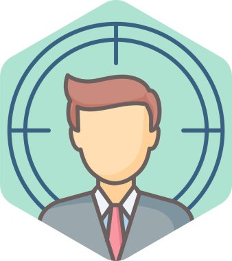 erkek vektör simgesi modern basit vektör illüstrasyonu 