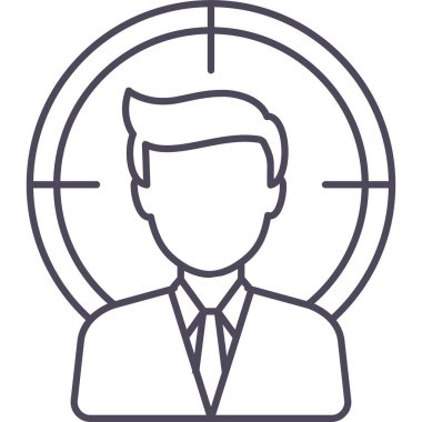 erkek vektör simgesi modern basit vektör illüstrasyonu 