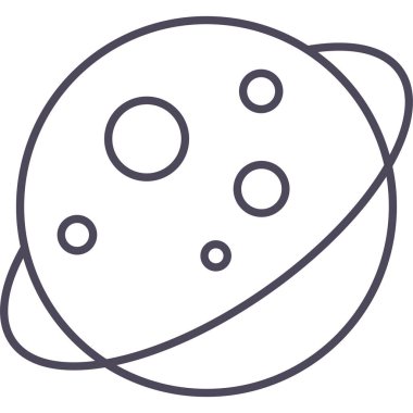 gezegen vektör simgesi modern basit vektör çizimi 