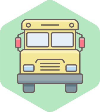 okul yolu vektör simgesi modern basit vektör illüstrasyonu 