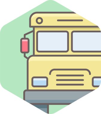 okul yolu vektör simgesi modern basit vektör illüstrasyonu 