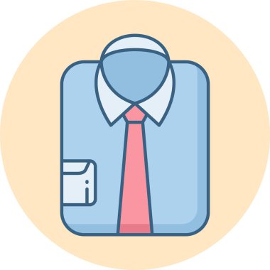 Erkekler gömlek vektör simgesi modern basit vektör illüstrasyonu 