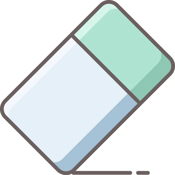 Eraser Icon Modern Simple Vector Illustration — Stock Vector