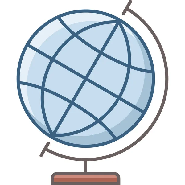 Globo Vector Icono Moderno Simple Vector Ilustración — Vector de stock