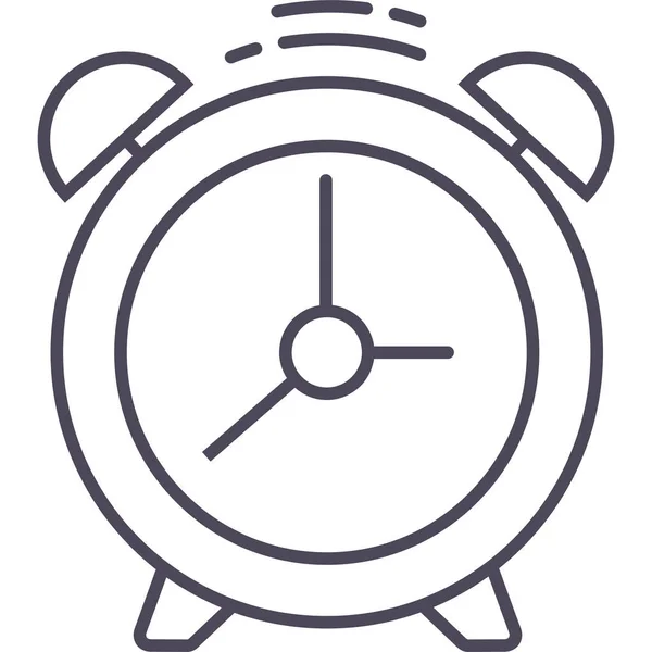 Reloj Despertador Vector Icono Moderno Simple Vector Ilustración — Vector de stock