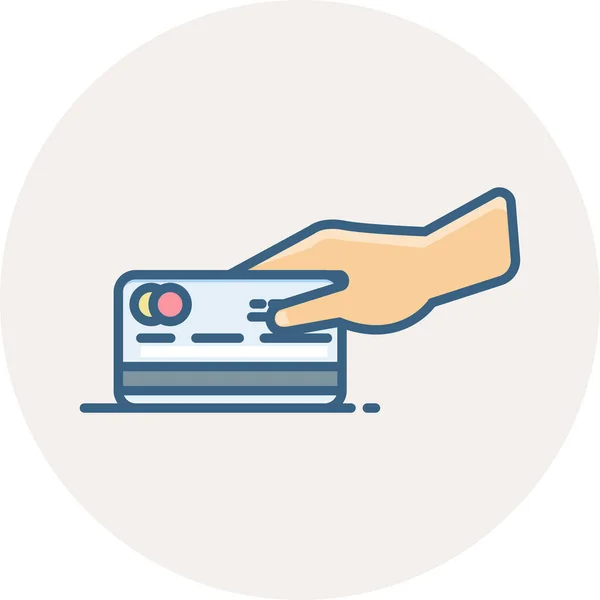Πληρωμή Εικονίδιο Διάνυσμα Πιστωτικής Κάρτας Σύγχρονη Απλή Διανυσματική Απεικόνιση — Διανυσματικό Αρχείο