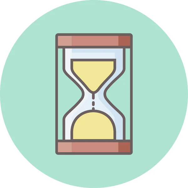 Hourglass Διάνυσμα Εικονίδιο Σύγχρονη Απλή Διανυσματική Απεικόνιση — Διανυσματικό Αρχείο