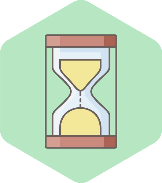 Reloj Arena Icono Vectorial Moderno Ilustración Simple Vector — Vector de stock