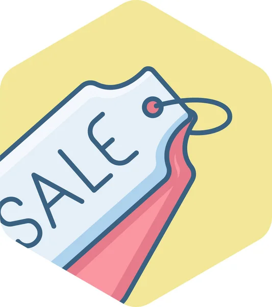 Sale Tag Vector Icoon Moderne Eenvoudige Vector Illustratie — Stockvector