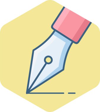 kalem ucu vektör simgesi modern basit vektör illüstrasyonu 