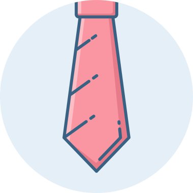 kravat vektör simgesi modern basit vektör illüstrasyonu 