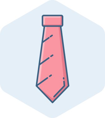 kravat vektör simgesi modern basit vektör illüstrasyonu 