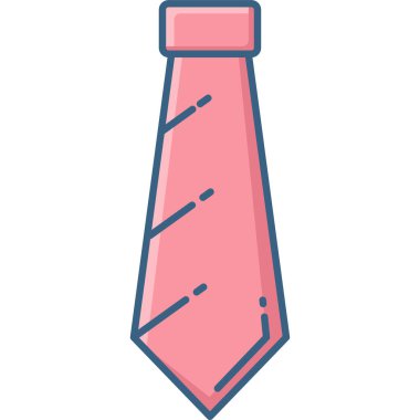 kravat vektör simgesi modern basit vektör illüstrasyonu 