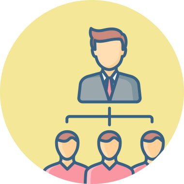 erkek lider vektör simgesi modern basit vektör illüstrasyonu 