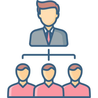 erkek lider vektör simgesi modern basit vektör illüstrasyonu 