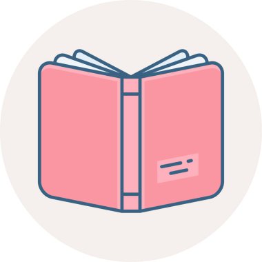 kitap vektörü simgesi modern basit vektör illüstrasyonu 