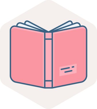 kitap vektörü simgesi modern basit vektör illüstrasyonu 