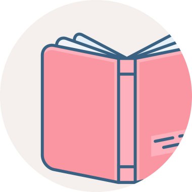 kitap vektörü simgesi modern basit vektör illüstrasyonu 