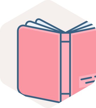 kitap vektörü simgesi modern basit vektör illüstrasyonu 